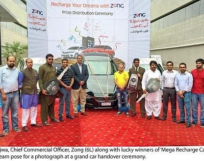 Zong hands over, a brand new BMW & two Toyota Corolla cars