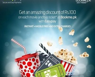 Easypaisa partners with Bookme.pk to make online Movie and Bus ticket