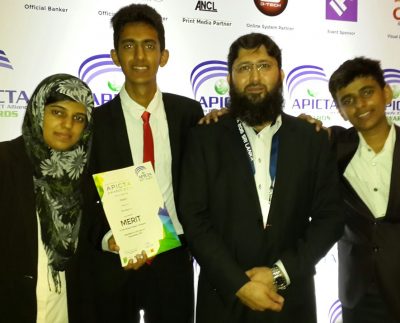 Pakistani IT team wins merit position in APICTA Awards held in Sri-Lanka
