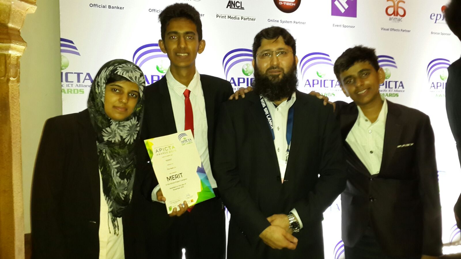 Pakistani IT team wins merit position in APICTA Awards held in Sri-Lanka