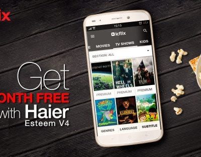 ICFLIX PREINSTALLED ON ALL HIGH END SMARTPHONES OF HAIER