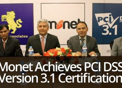 Monet enhances data security through PCI DSS 3.1 Certification