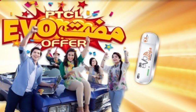 PTCL offers Free EVO Wingle with unlimited downloads
