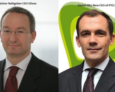 New CEO's for PTCL and Ufone cellular subsidiaries in Pakistan