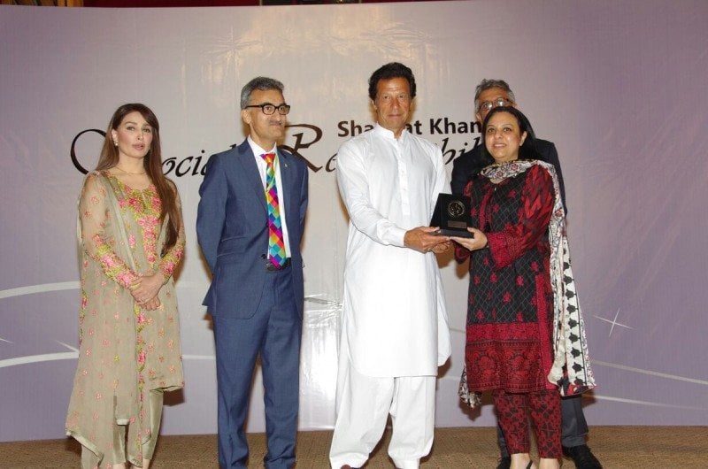 Mobilink Foundation wins its 4th Shaukat Khanum CSR Award