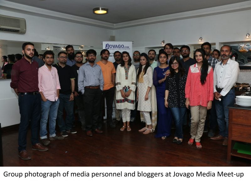 JOVAGO.COM HOLDS MEDIA MEET UP IN LAHORE
