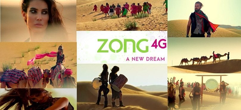 New TVC releases by Zong signifying its data leadership in the Industry