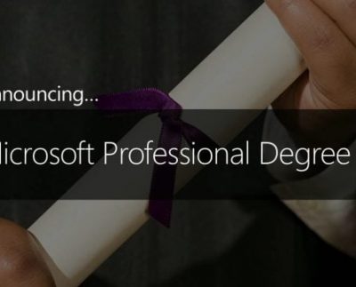 Microsoft Professional Certification now Offers Degree Program