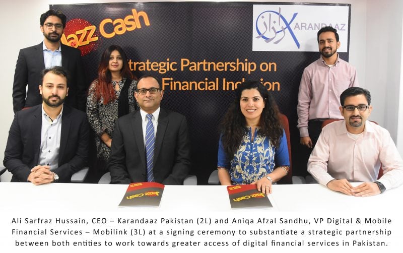 JazzCash Enter into a Strategic Partnership with Karandaaz