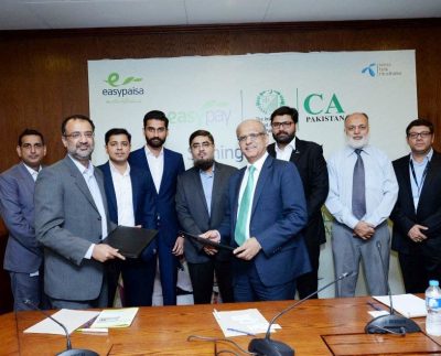 Pakistan’s first and largest branchless banking service, Easypaisa, for providing online payments solution to its students and members.