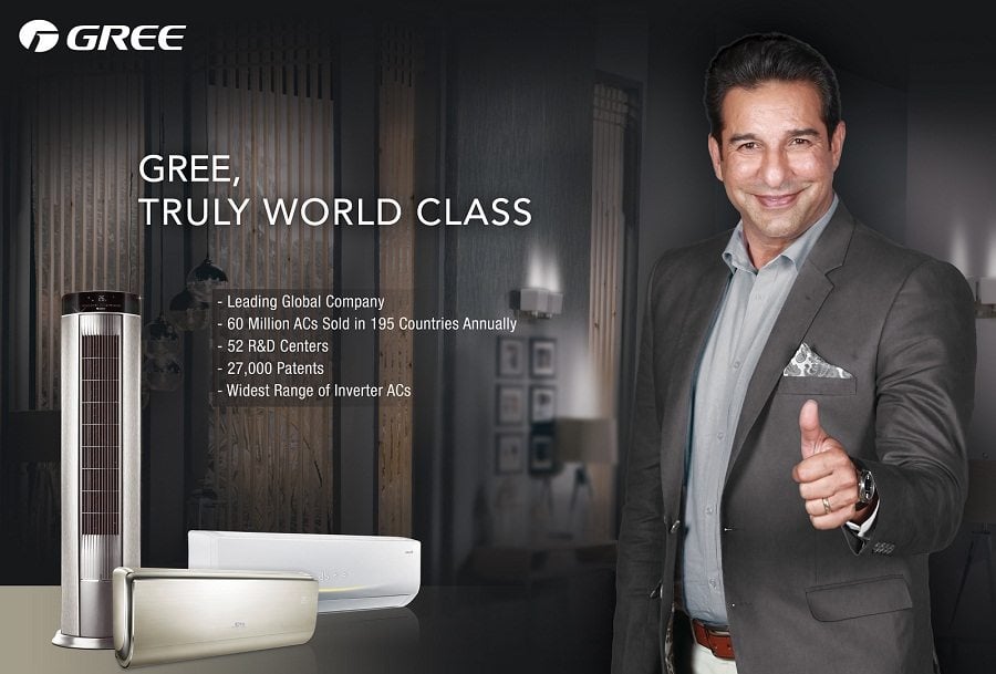 GREE – the global number 1 leading enterprise of air-conditioners has launched its new ‘Summer 2017’ Campaign, with Waseem Akram as its brand ambassador.