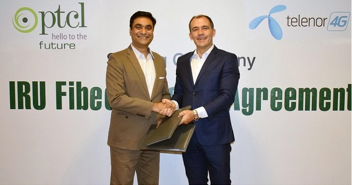 PTCL signs Fiber Leasing Agreement with Telenor Pakistan for 2nd Consecutive Year