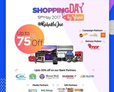 Yayvo.com along with other e-commerce partners have taken the initiative to celebrate Pakistan’s Own Online Shopping Day on 19th May 2017. It’s going to be