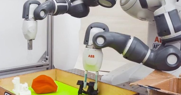 Through robots like Dex-Net which uses deep learning Al let a robotic arm improvise an effective grip for objects, it’s never seen before.