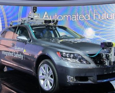 Toyota is a Japanese auto-manufacturing giant, its first drone autonomous car had been unveiled in 2015, which uses sharp sensors to navigate through