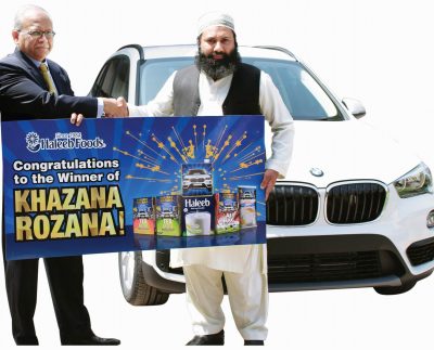 Haleeb announces BMW X1 Grand prize winner of Khazana Rozana