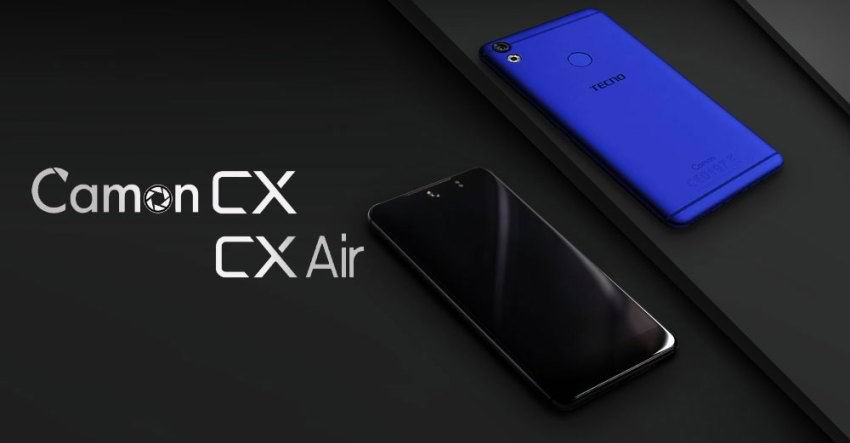 Tecno is officially launching camon CX and CX air in Pakistan by tomorrow