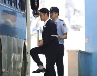 Samsung heir sentenced to five years in jail
