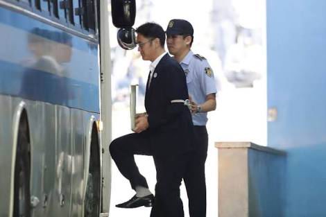 Samsung heir sentenced to five years in jail