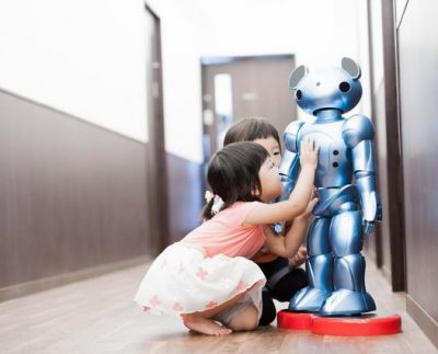 Japan introduced Care bear robots to relieve staff shortages in child care centers