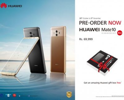 Pre-book the HUAWEI Mate 10 & Mate 10 lite and Win Surprise Gift Hampers