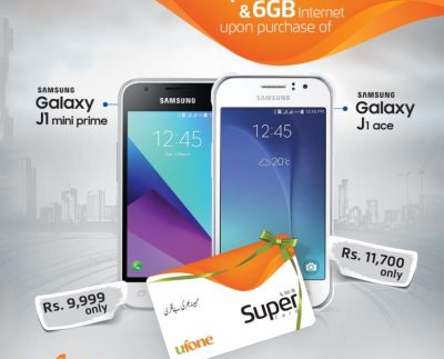 Ufone and Samsung have partnered to launch an exciting handset bundle offer for Samsung mid-range Smartphones for consumers.