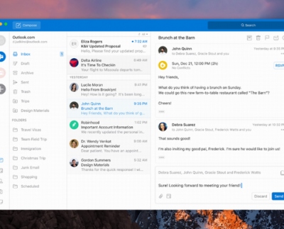 New face of Outlook on Windows and Mac by Microsoft