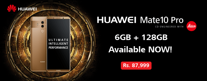 The World Most Intelligent Phone HUAWEI Mate 10 Pro is Now Available in Pakistan
