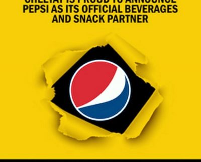 Cheetay Collaborating with Pepsi as an Official Partner