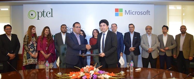 PTCL signs partnership agreements with Microsoft to enhance its Cloud Solutions Portfolio