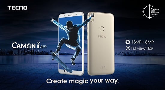TECNO TO BOOST UP CAMON SERIES WITH SUBLIME SELFIE CENTRIC CAMON i AIR