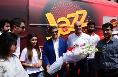 Jazz Super 4G Experience Bus Tour reaches Lahore