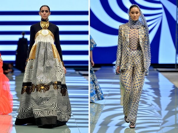 Glimpses of the female only fashion show in Saudi Arabia