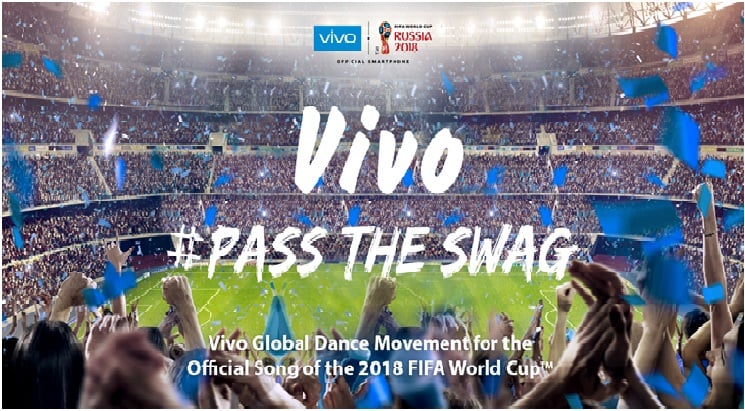 PassTheSwag to the Official Song of the 2018 FIFA World Cup with Vivo!