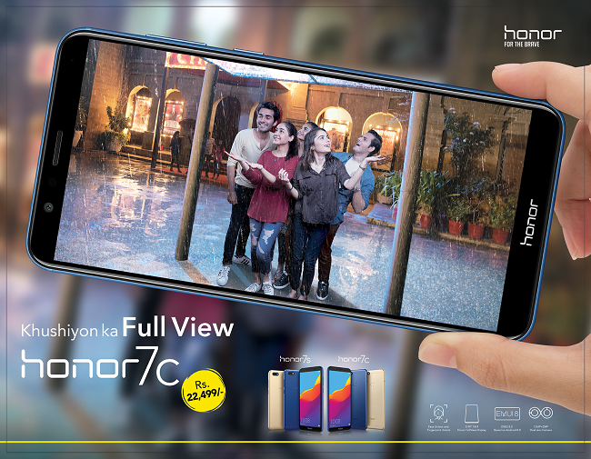 Honor 7 series showcases KhushiyonkaFull View withits newest TVC
