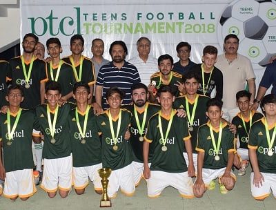 PTCL holds Football Tournament for Teenagers