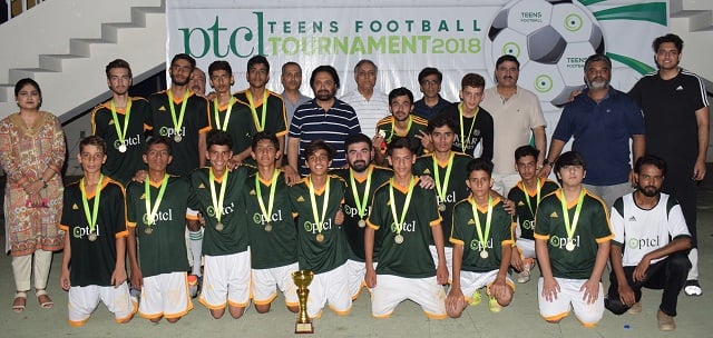 PTCL holds Football Tournament for Teenagers