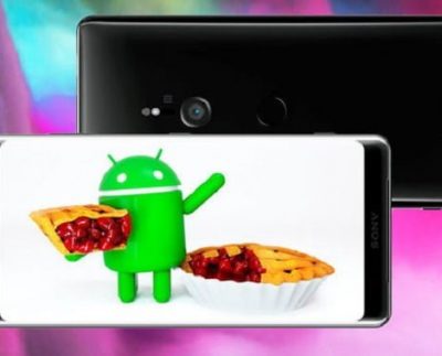 Sony phones start getting the Pie update
