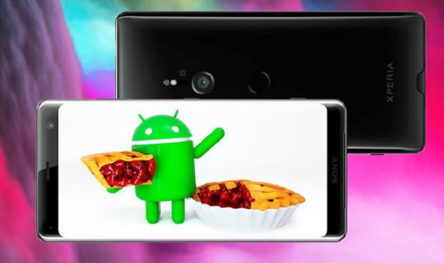 Sony phones start getting the Pie update