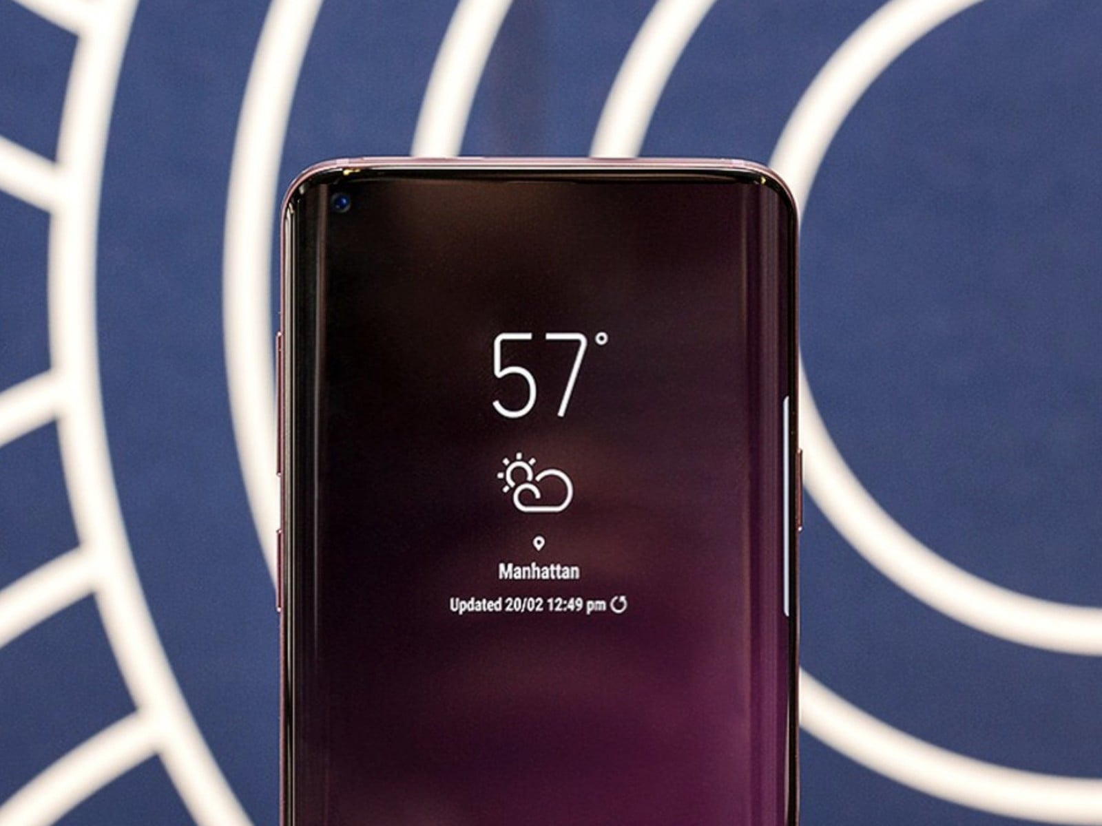 Flat screen design for the upcoming Samsung S10?