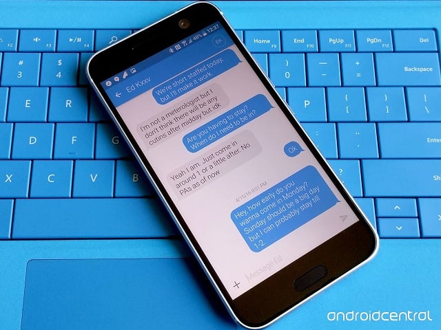 New messaging option in Android Messages