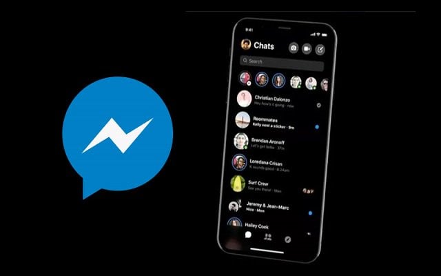 Facebook seems to be testing a possible dark mode for their messenger application