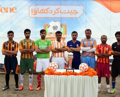 Ufone Balochistan Football Cup- Ufone unveils trophy and Super8 schedule