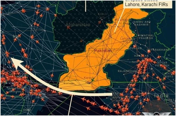 PAKISTAN AIRSPACE TO REMAIN CLOSED UNTIL 8TH MARCH