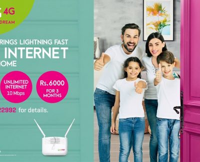 ZONG 4G, Pakistan’s No.1 Data Network Becomes First to Launch Fiber Optic Internet