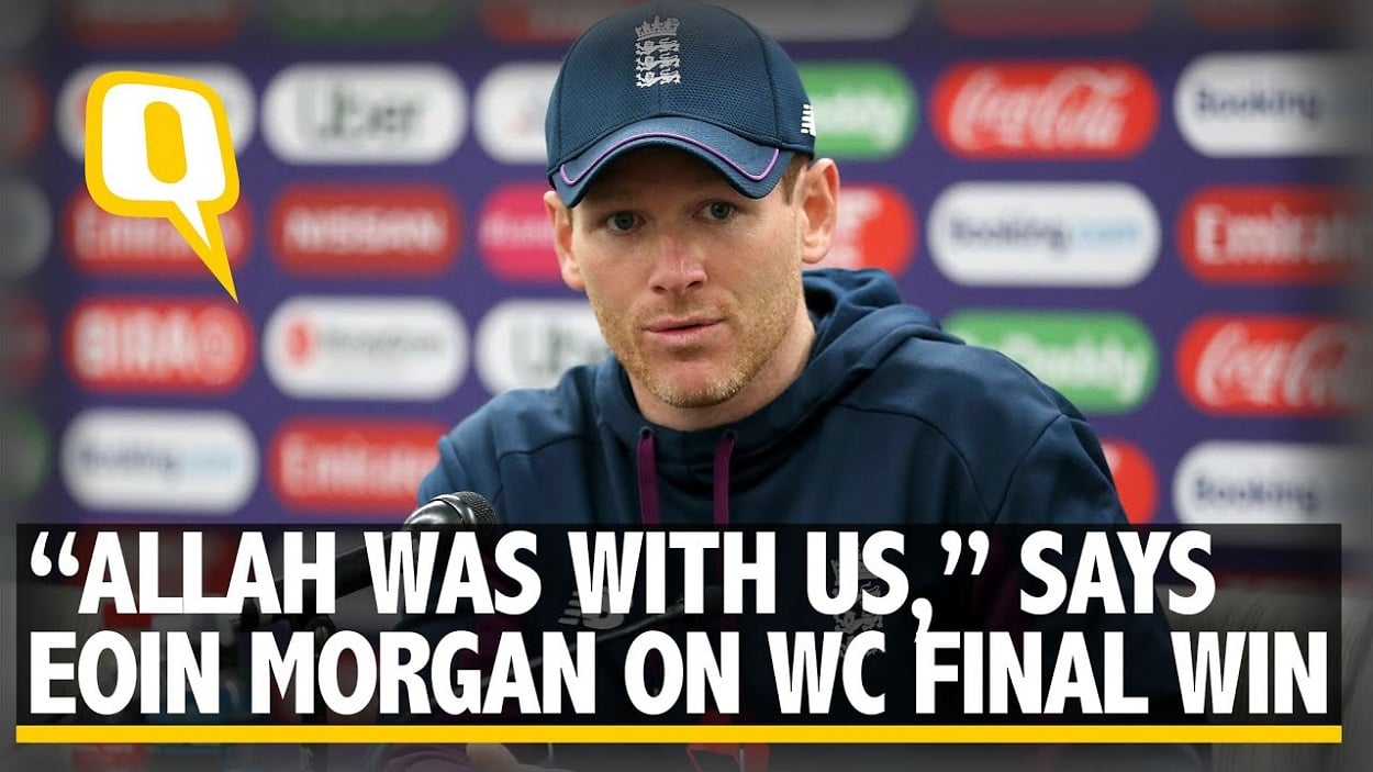 ALLAH WAS WITH US, SAYS WORLD CUP WINNING MORGAN