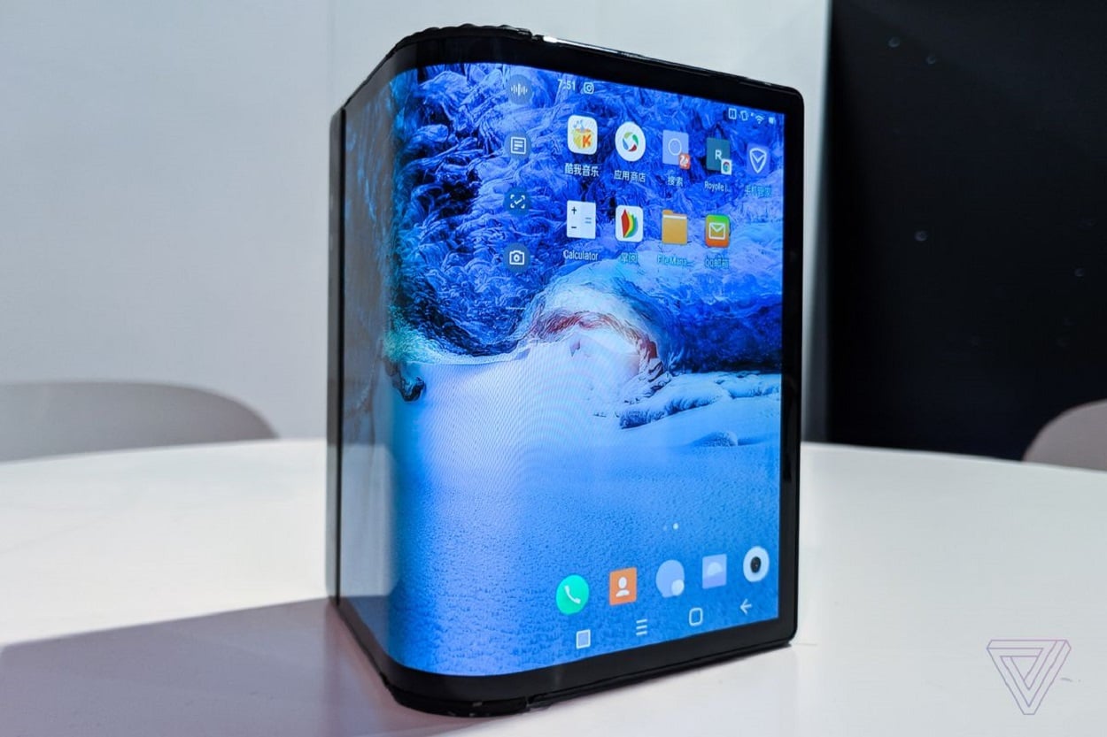 Sony are rumored to be working on a foldable phone as well