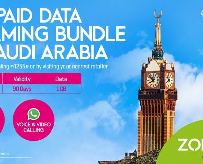 Zong 4G introduces Prepaid Data Roaming Bundle in Saudi Arabia