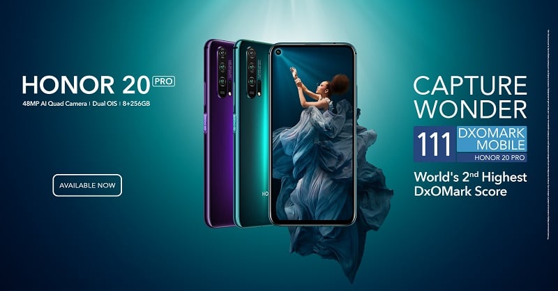 Most Anticipated Smartphone of the Season - HONOR 20 PRO Now Available