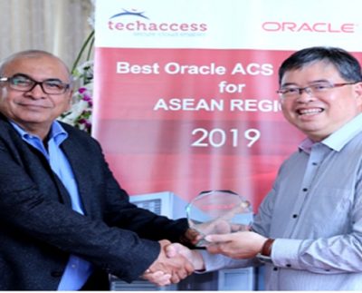 Techaccess Pakistan receives the Oracle Advanced Customer Services ASEAN Best Partner Award
